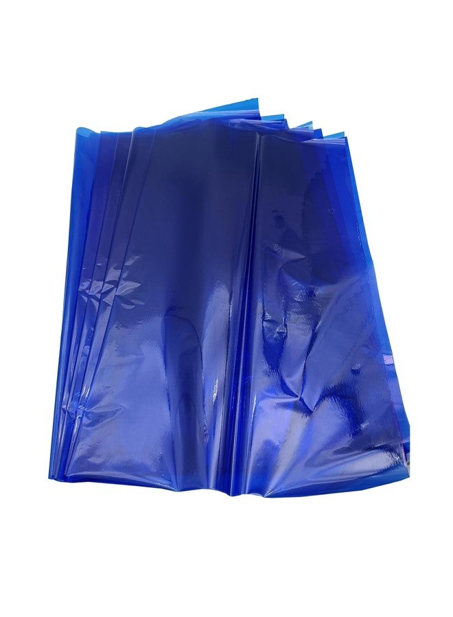 ESCAPER أوراق الجيلاتين الشفافة من السيلوفان من إسكابر (19 × 29 بوصة) - أوراق جيلاتين شفافة لتعبئة سلال الطعام، والأعمال الحرفية، والتغليف اليدوي، وسلال الهدايا، والتغليف الزخرفي (أزرق) - Image 1